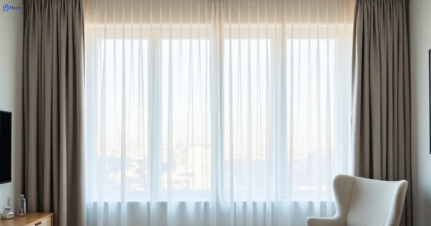 Freshly steam cleaned curtains in hillside-vic QLD